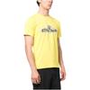 Ss23 Einfarbige Piqué-Effekt Bedrucktes Kurzarm-T-Shirt Herren Oberteile Gelb 78152NS90-V0030