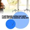 Music Extension Cord Exercise Bike Sensors Cable With Reinforced Spring Design Perfect For Spin Bike Fitness Equipment