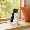 Bay Window Display Stand 3D Printed Mobile Phone Holder, Cute Dog Shape Desktop Holder with Stable Base, Artistic Decoration for Home Office Niche Art