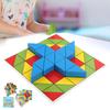 Triangular Wooden Building Blocks Toddler Kids Puzzle Block Toy Creativity Educational Toy#1