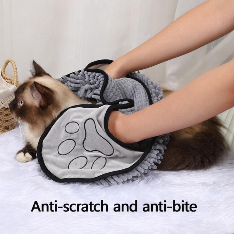 Ręcznik z mikrofibry dla zwierząt, Super chłonny, Szybkoschnący ręcznik dla kotów i psów, Gruby, Fioletowy, 62 x 23 cm