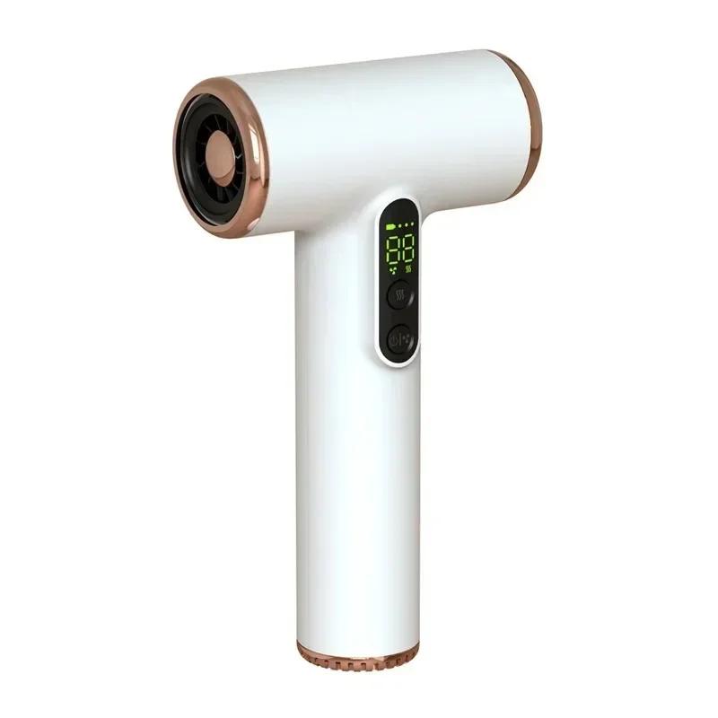 Super Portable Rechargeable Wireless Hair Dryer Negative Ions Usb Charging Powerful High Speed 3 Gears Hair Care for Home/Travel