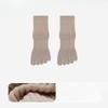 Female Autumn Leisure Bacteriostatic Deodorizing Sports Boneless Middle Barrel Five Finger Socks