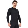 2mm Neoprene Men Women Diving Top with Front Zipper Wetsuits Jacket Long Sleeves Wetsuit Top for Snorkeling Scuba Diving Surfing Water Sports Swimming