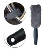Portable Microfiber Wheel Tire Rim Brush for Car With Plastic Handle Washing Cleaner