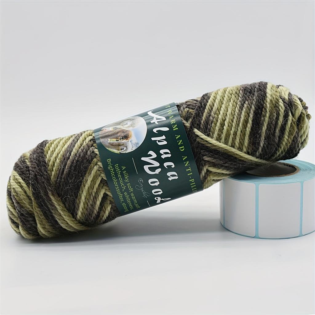 5pcs Soft Alpaca Blend Yarn, 1.1LB Total - Ideal for Sweaters Medium Thickness (2.8mm) | Perfect for Knitting Needles 3.5-4.5mm