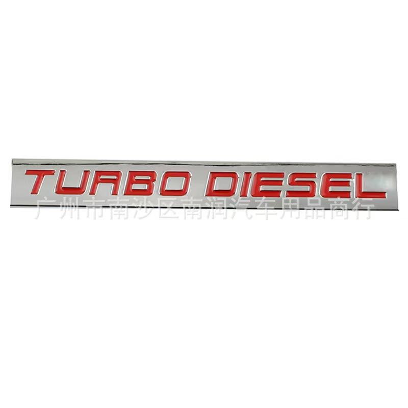 3d Chrome Metal Rear Trunk Car Badge Logo Turbo Diesel Emblem Sticker RAM 2500 Body Decal Adhesive Stickers Accessories