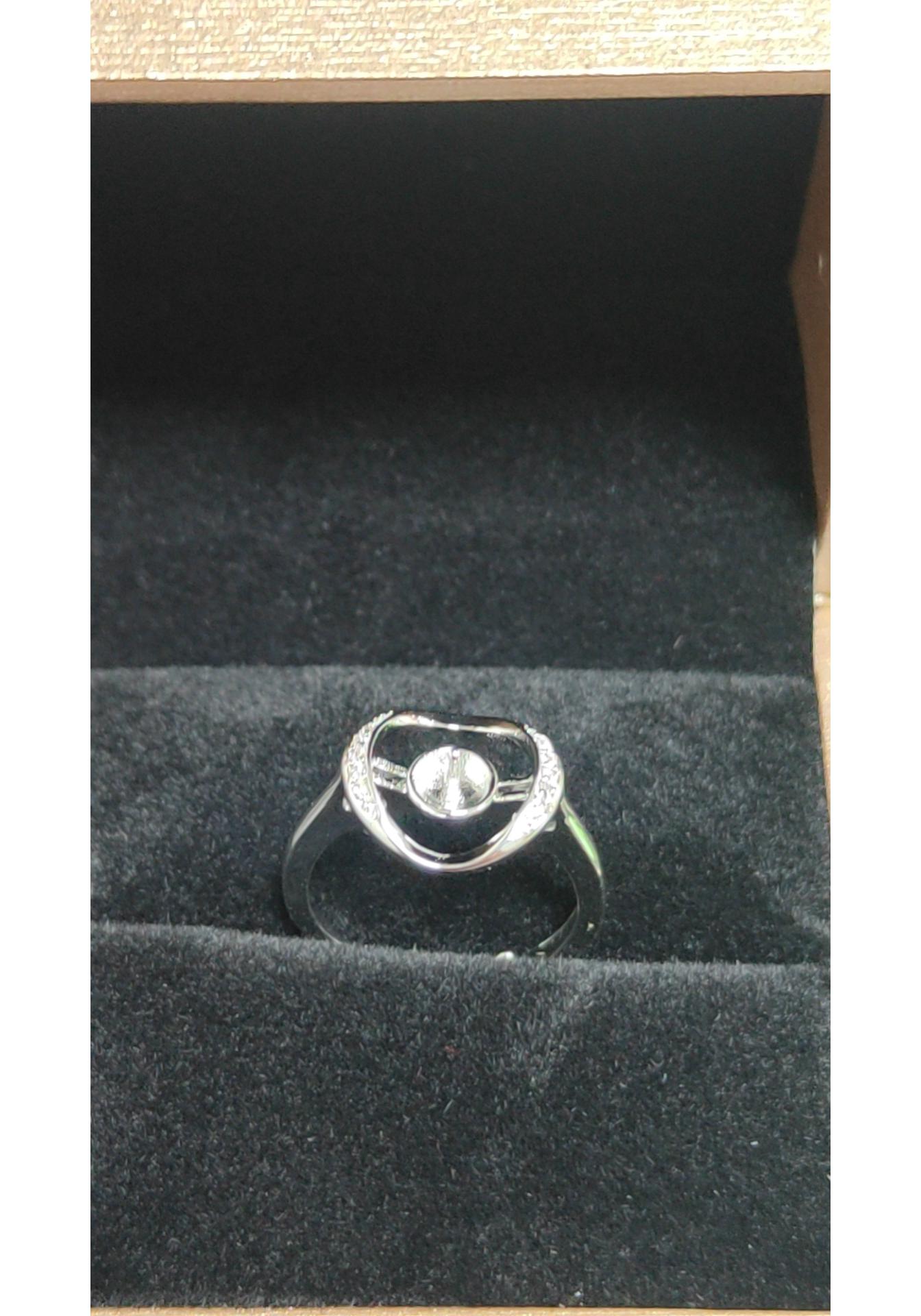 Elegantly Adjustable Open Ring with Imitation Freshwater Pearl for Women