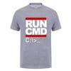 Run Cmd Computer Programmer Tshirts Funny Birthday Gift For Man Boyfriend Husband Summer 2023 Short Sleeve Cotton T-Shirt
