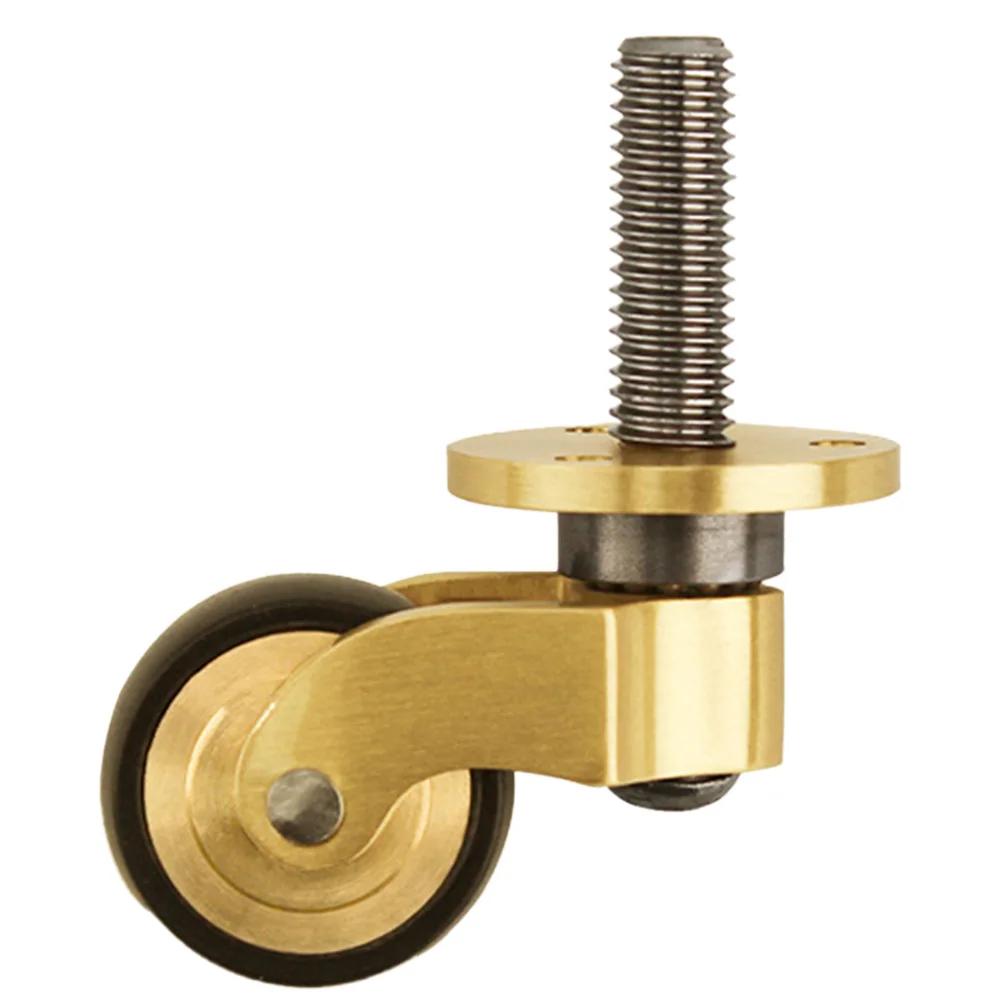 360° Messing-Möbelrolle Leise Lager Metall-Sofa-Fußrolle Beinrolle Möbel Tische Metall Schwerlastrad Mit Leisen Lagern