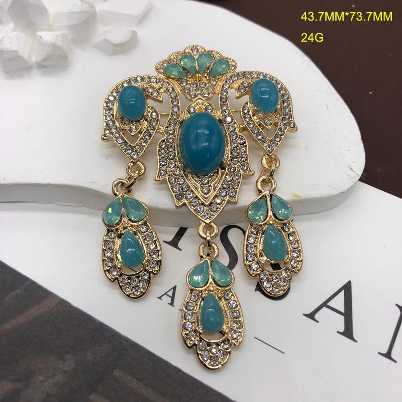 

Винтажные женские броши в стиле барокко, дворцовые, с павлином, с кристаллами и кисточками, ретро, изысканные подвески со стразами, броши для женской одежды