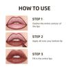 5 Shades Gradient Lip Crayon Matte Velvet Lip Liner Waterproof Non Transfer Smooth Contour Tint Black Brown Long Lasting Daily Lip Makeup Cosmetic