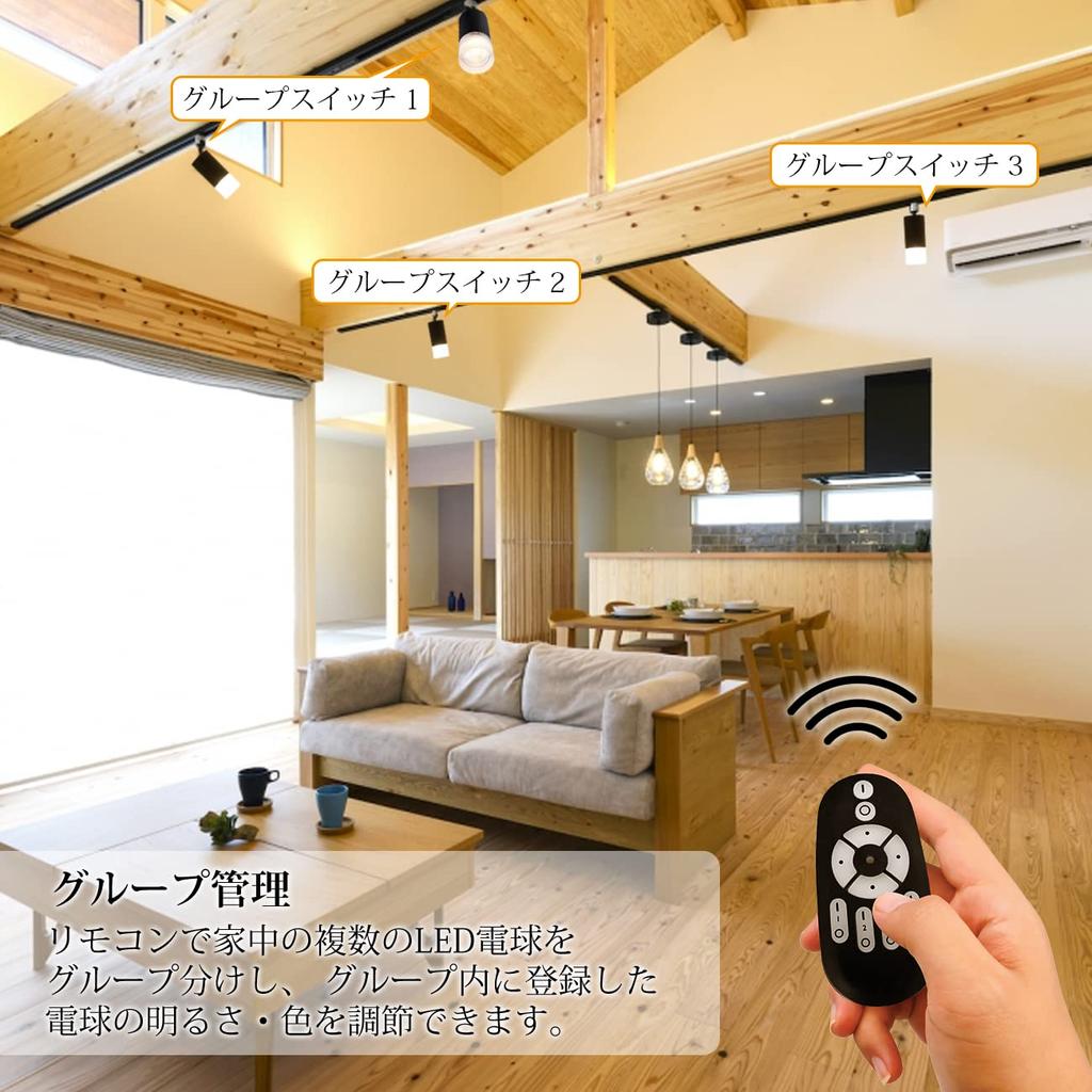 LVWIT Integrated LED Spotlight, 60W Equivalent, for Duct Rails, Dimmable, Color-Adjustable, 810LM, Easy Installation, Adjustable Angle, Available in