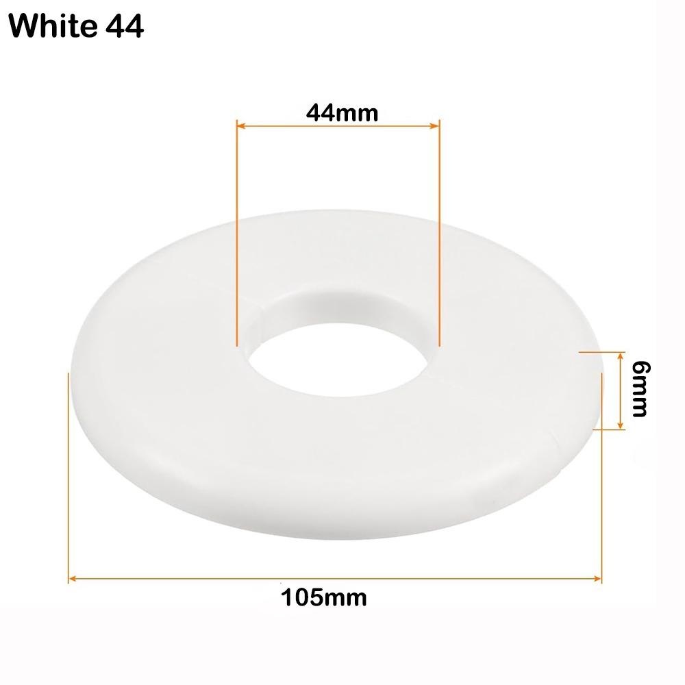 Useful ABS Shower Faucet Cover Round Black Faucet Decorative Cover White Faucet Accessories Shower
