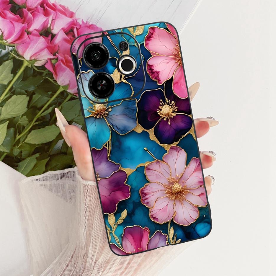 For Tecno Pop 9 5G Case KL4 New Luxury Painted Cover For Tecno Spark 30C 5G KL8H Soft Silicone Case For Tecno Spark 30 5G Fundas