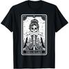 Cat Lady Tarot Card Skeleton Kitten Lover Cat Lover T-Shirt