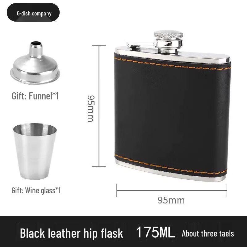 Xuankunpai Mini Portable 304 Stainless Steel Liquor Flask