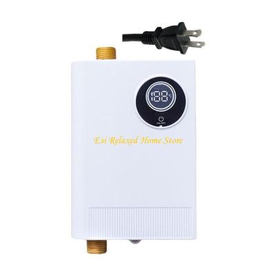 B46E Electric Water Heater with LCD Screen Vertical Mount IPX4 Waterproof Instantaneous Water Heater For Apartments Use