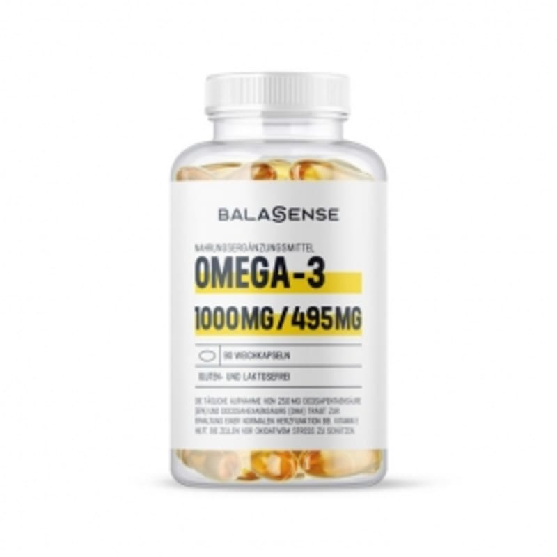 

Balasense Omega 3 1000 mg / 495 mg 90 Capsules