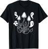 Mushroom Ghosts Cute Halloween Cottagecore Goblincore Graphic Tee Soft Breathable Cotton T-Shirt