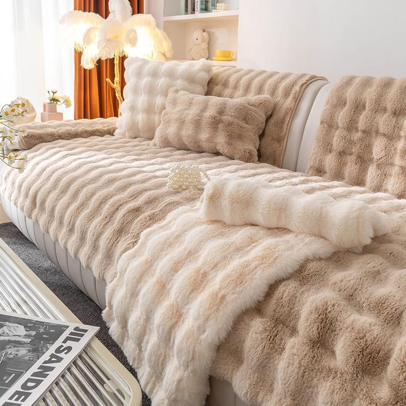 New Soft Hvac Sofa Cushion Modern Light Luxury All-Inclusive Universal Cover Non-Slip Sofa Set