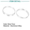 ACROPIX Hub Center Ring 66.6-64.1 Mm Silver Tone 4pcs