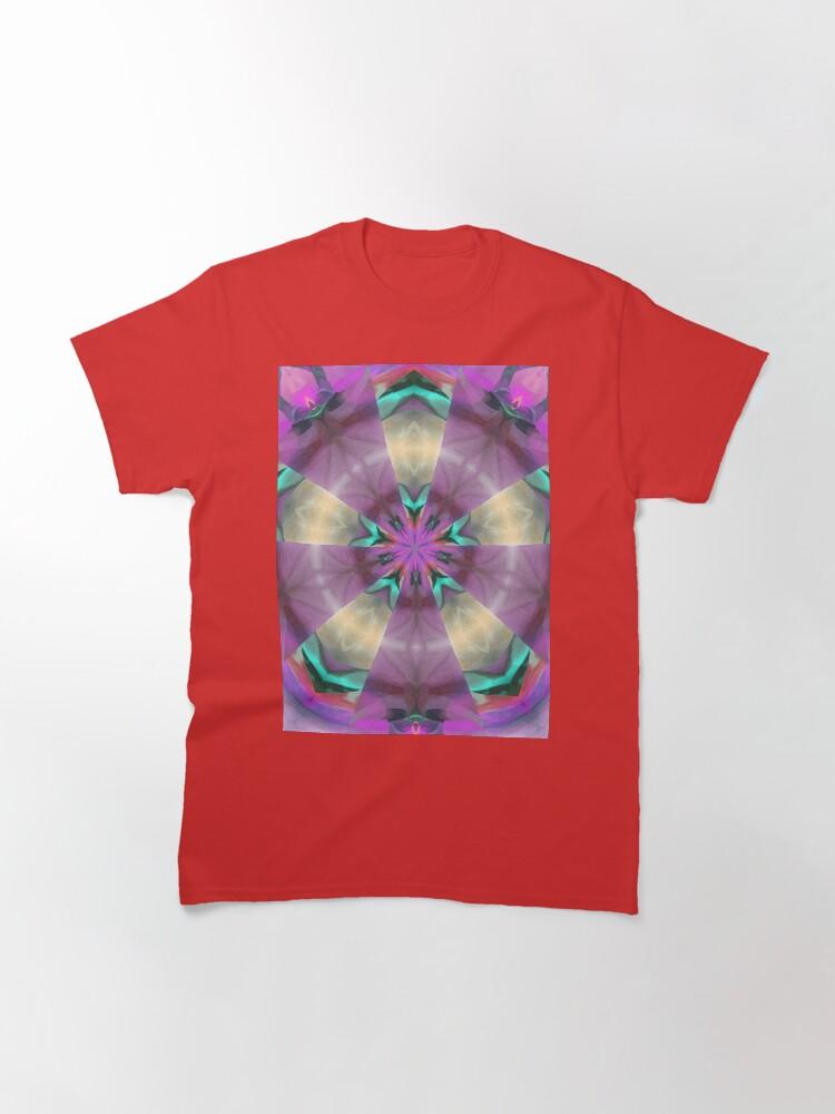 Pentangle Pastel Shades Multicolored Kaleidoscope Pentangle Pattern 11 Classic T-Shirt