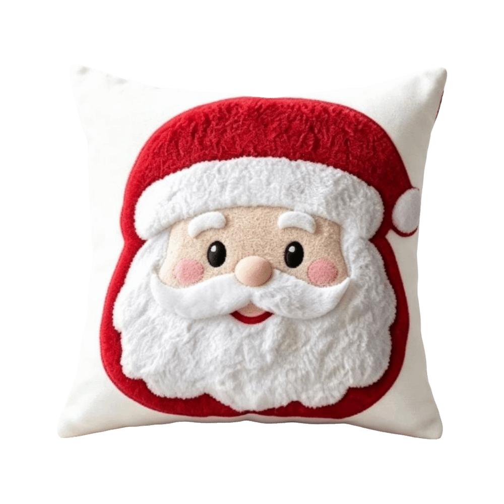 Soft Throw Cushion Case 2D Printed Snowman Pillow Cover Atmosphere Christmas Pillow Covers Sofa