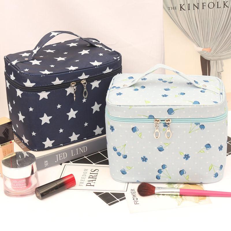 Women'S Large Capacity Cosmetic Bag Toiletry Storage Organizer Beauty Pouch Girls Travel Waterproof Makeup Case Handbag