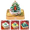 2026 Desk Calendar With Led Light Christmas Tree Sculpture 3D Tear-Away Calendar Paper Carving Art Christmas Day Decoration