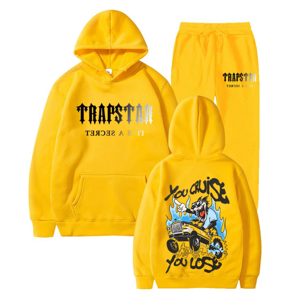 Womens Plush Long Sleeved Loose Fitting Pullover With Letter Print And Rope Hoodie Two Piece