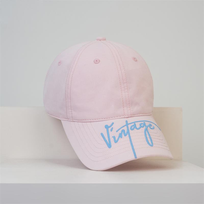 Spring Summer Embroidered Letter Sunshade Baseball Cap Women Breathable Couple Sunscreen Cap
