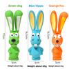 Pet Latex Toys - Long-eared Rabbit Animal - Teething and Dental Cleaning Natural Latex Sound Toy