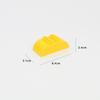 Compatible with LEGO Duplo: Double Slope 2-Hole Curved Arc Bricks for Kindergarten Toys