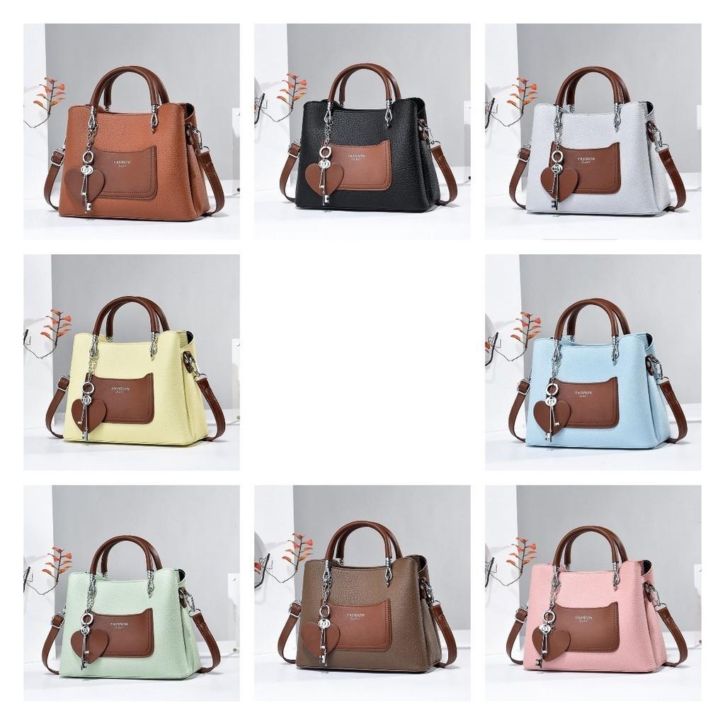 2023 New Fashion Color Block Shoulder Bag Simple Crossbody Bag For Women