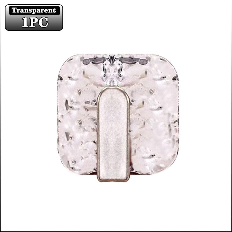 

1-30Pcs Acrylic Strong Adhesive Hook Water Corrugated Self-adhesive Coat Hook Bathroom Towel Clothes Wall Hook Door Rear Hanger