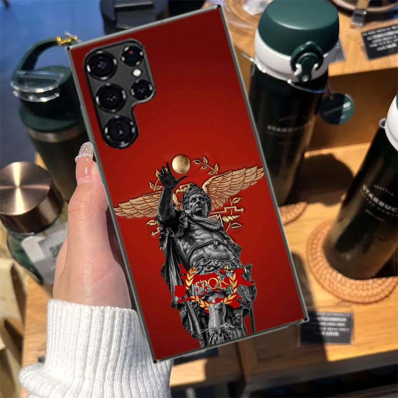 

SPQR Roman Imperial Legionv Cases Phone Case for Samsung Galaxy S26 Ultra S25 Edge S24 S23 FE S21 Plus S20 S22 S10 Cover TPU Cap Samsung S24 Plus