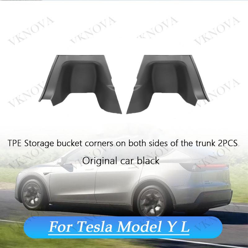 For Tesla Model Y L 2026 Rear Seat Backrest Protective Pad Trunk Mat Anti-Kick Pad Car Interior Accessories Model YL Cargo Liner