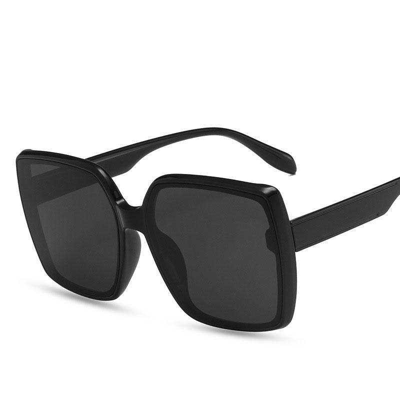 Korean Style Women Sunglasses Fashion Big Frame Square Shape Women's Glasses New Fashion Designer Sunglasses Woman