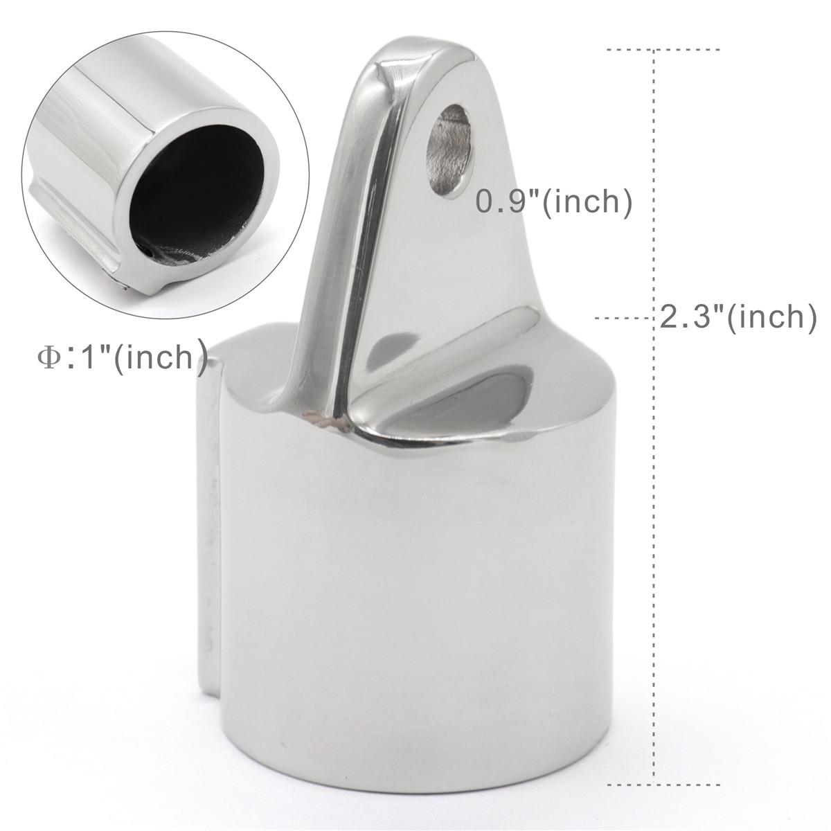 

Крышка для верхней части тента Bimini, крепеж для лодок и судов, 7/8 дюйма Крышки для верхней части тента Bimini, трубка, крепеж для лодок, аксессуары розовый