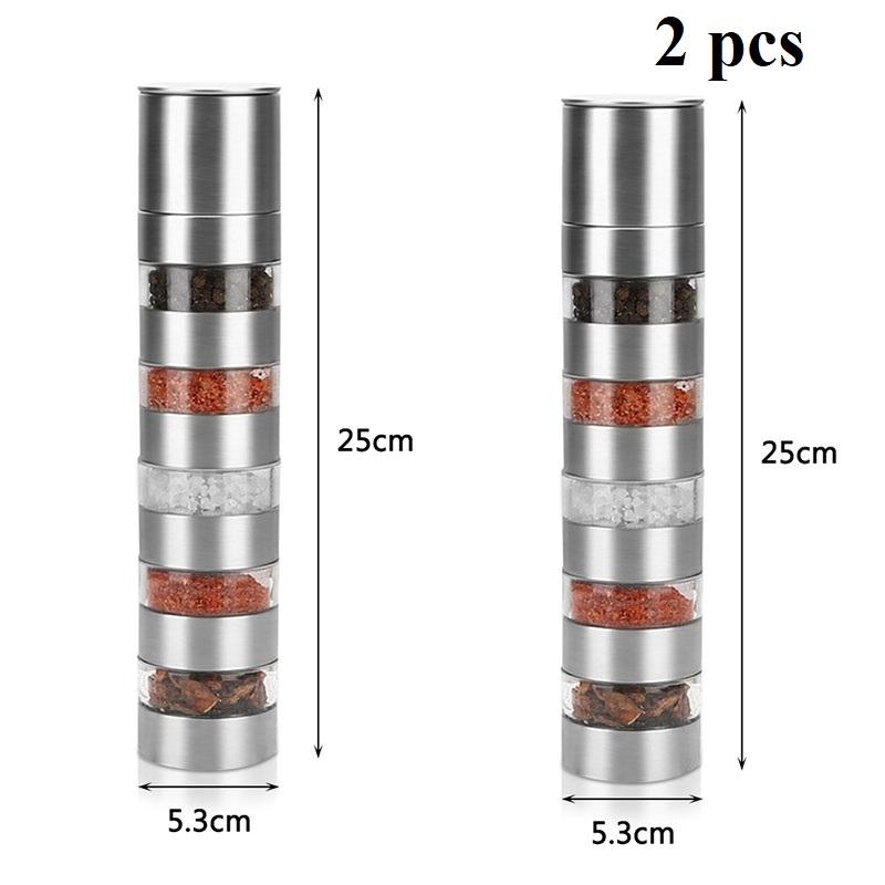 2 шт. мини открытый кемпинг баночки для специй бутылка портативный барбекю пикник специи — фото 15