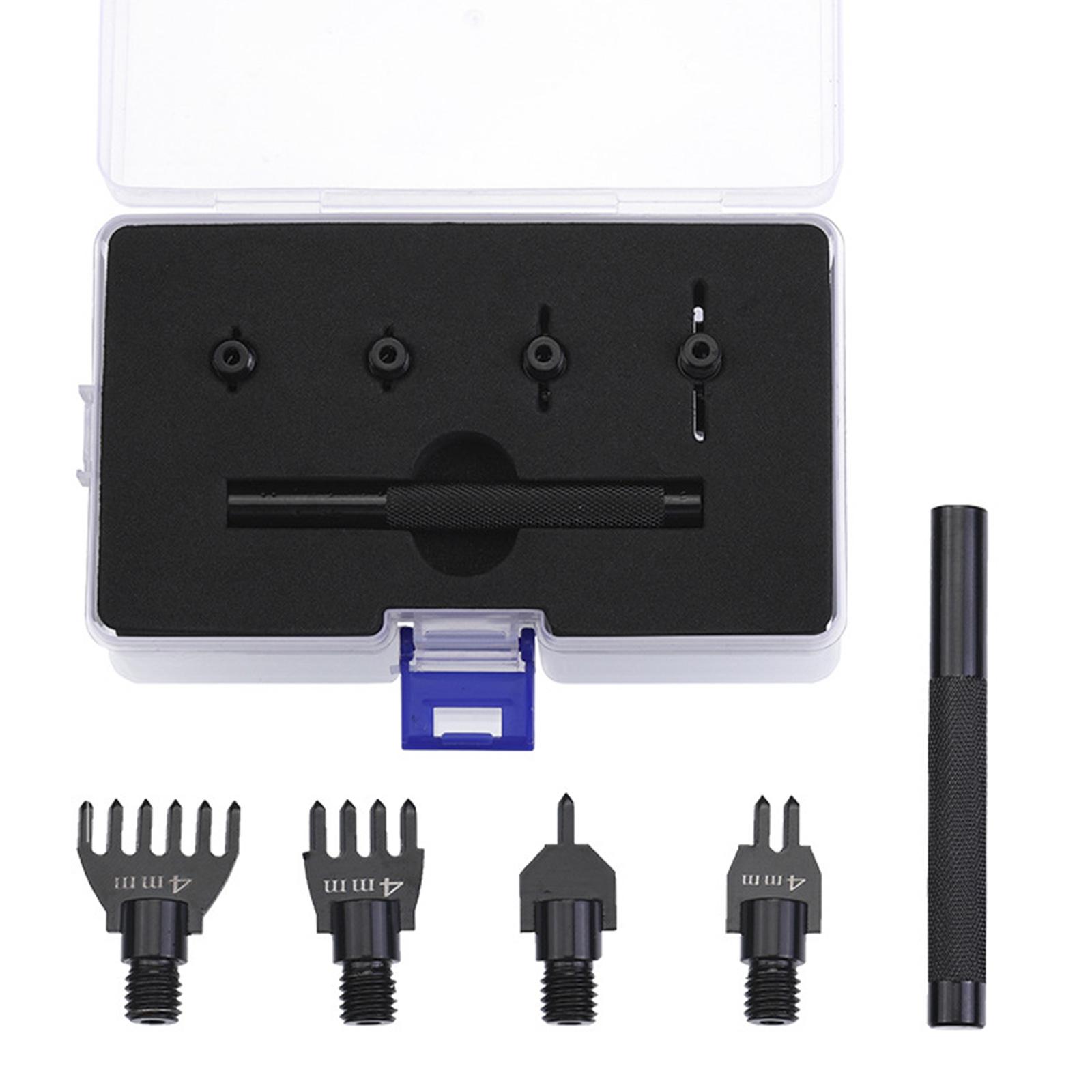 

Набор инструментов для дырокола для кожи 4 мм 1/2/4/6 зубцов Инструмент для шитья и кожевенного ремесла Принадлежности для рукоделия