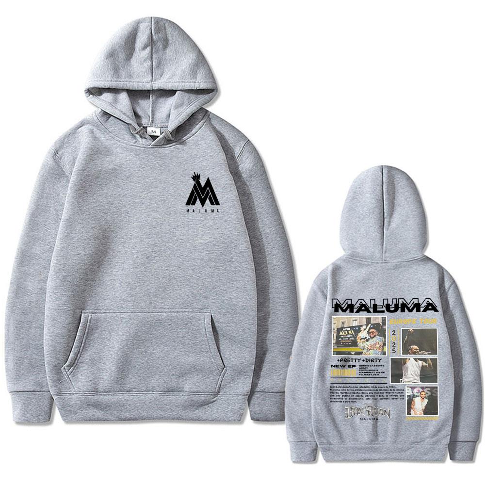Rapper Maluma Europe Tour Hoodie Men'S Fashion Oversized Hooded Sweatshirts Men Women Casual Hip Hop Pullovers Streetwear