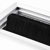 Aluminiumlegierung Drahtlochabdeckung 160mm x 80mm Rechteck Kabeldurchführung Kabeldurchführung Computertisch
