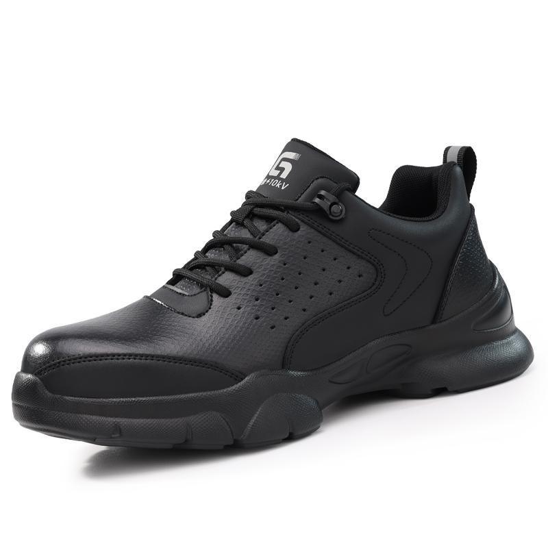 Insulated 10KV Electrician Shoes, Anti-Smash & Anti-Puncture, Fiberglass Toe, Wear-Resistant, Comfortable Protective Safety Shoes for Men.