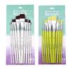 10Pcs Watercolor Paint Brush Face Painting Brush for Acrylics Oil Watercolor Gouache Painting Face Body Art Painting