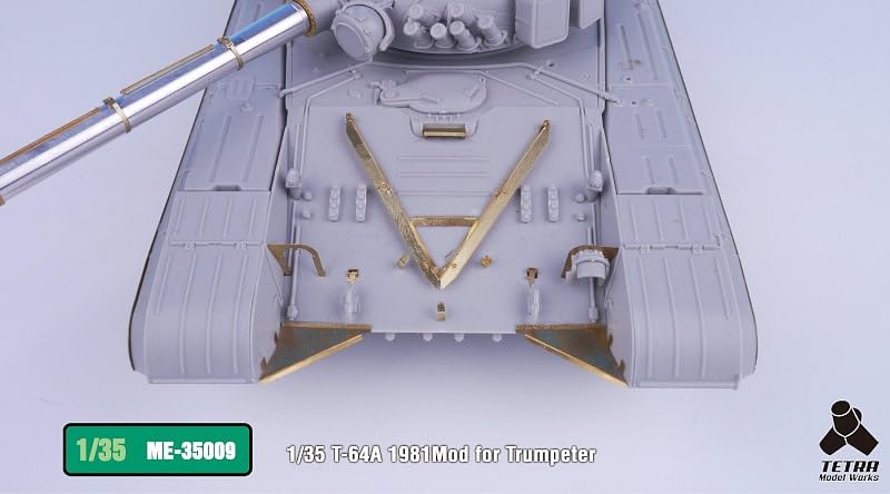 Tetra Model ME Series Russian Mod1981 Tank Plastic Model Parts ME3509 1/35 T-64A (TR)