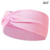 Breites elastisches Stirnband Haarband Pilates Yoga Fitness Laufen Radfahren Schweißband Turban Make-up Haarreif Make-up Kopfwickel für Frauen