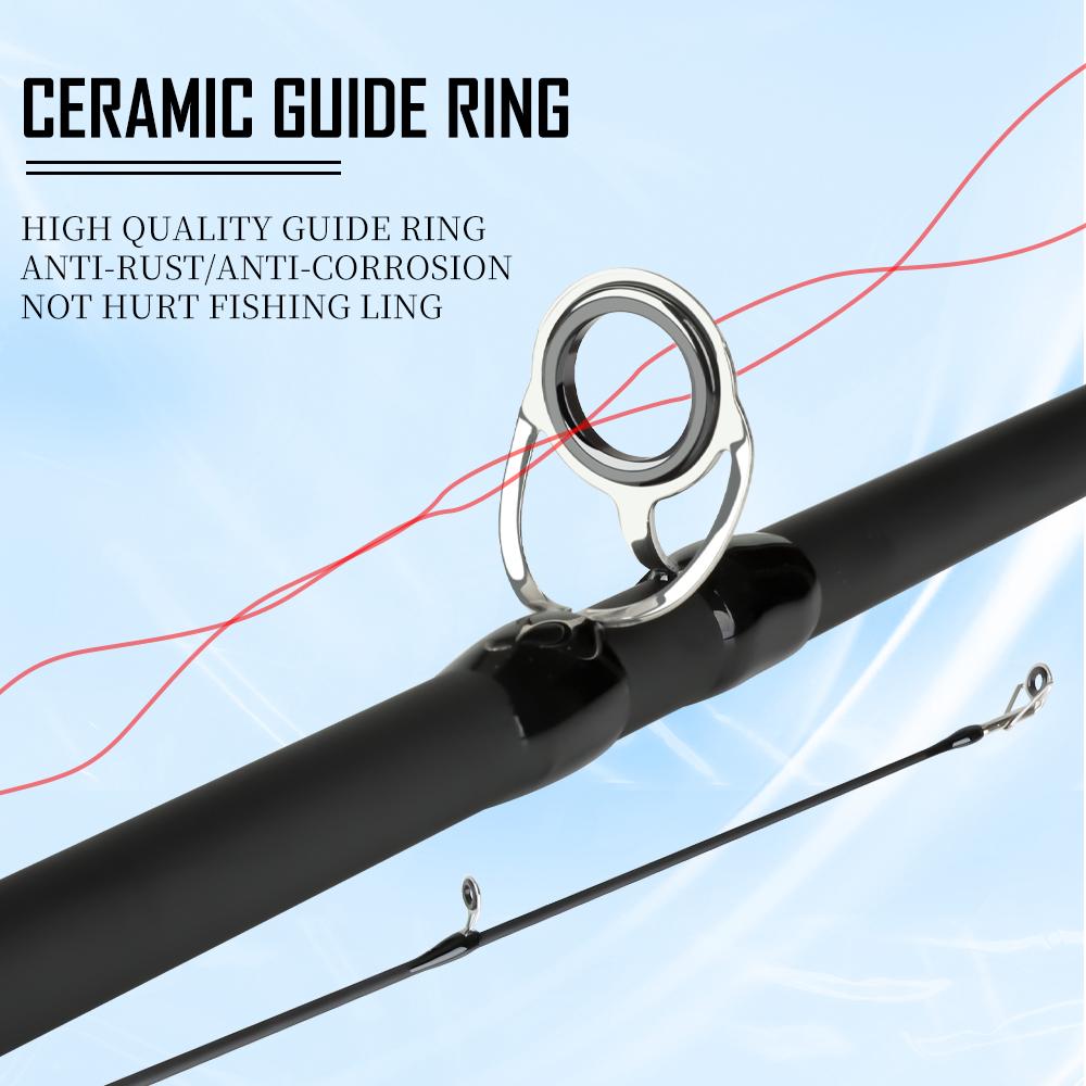 FTK NEW 1.8M 2.1M Telescopic Fishing Rod Carbon Fiber Lengthen wooden handle Spinning Casting Rod Portable Trout Rod