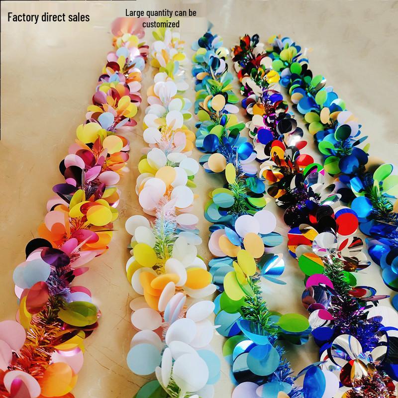 Colorful Tinsel Ribbon for Christmas, Weddings, and Classroom Decorations